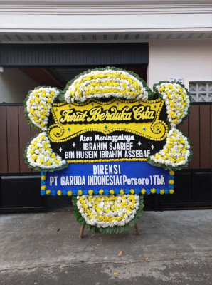Papan Bunga Duka di Karang Maritim
