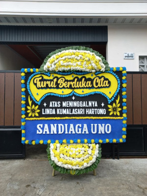 Papan Bunga Duka di Karang Maritim